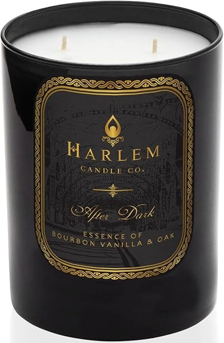 HARLEM CANDLE CO. After Dark - Luxury Scented Soy Candle, 11 oz - 80-Hour Burn Time | Bergamot, S... | Amazon (US)