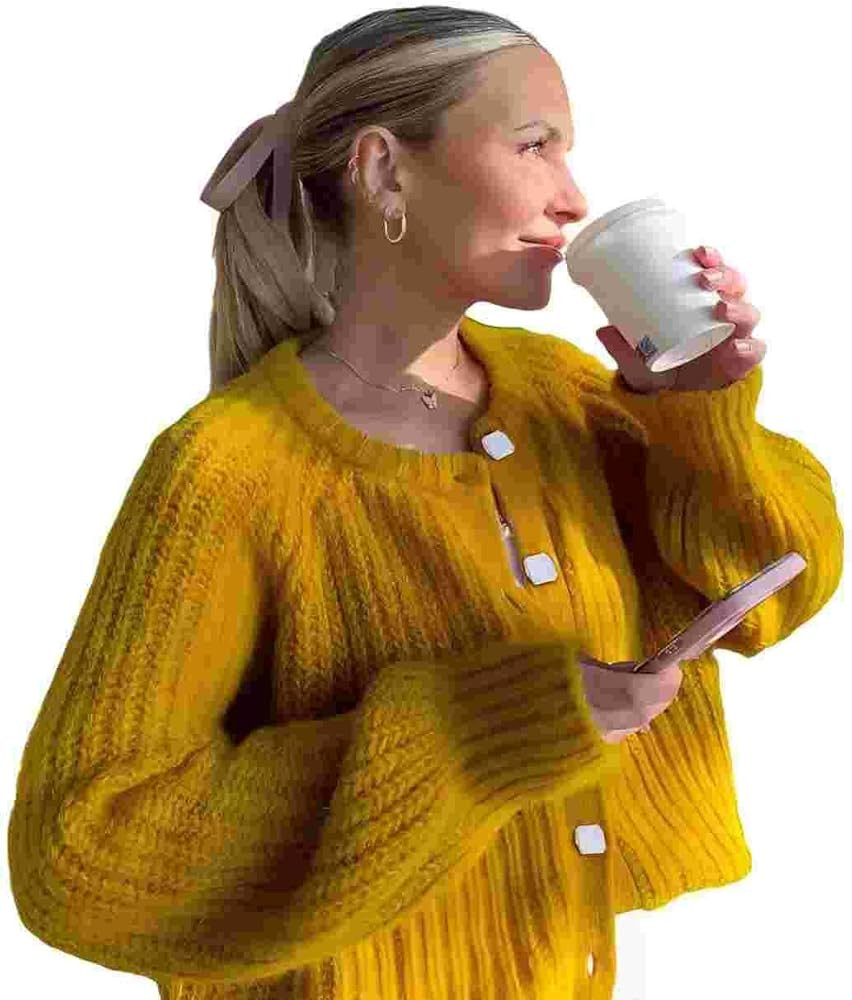 Women’s 2025 Fall Cardigan Sweater Soft Chunky Knit Cardigan Crewneck Button Down Cropped Cardi... | Amazon (US)