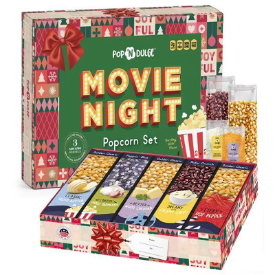 Christmas Movie Night Gourmet Popcorn Gift Set | Target