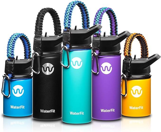 WaterFit Vacuum Insulated Water Bottle - Double Wall Stainless Steel Leak Proof BPA Free Sports W... | Amazon (US)