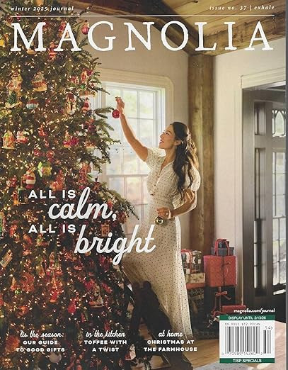 Magnolia Journal Magazine (Winter 2025 Issue) All is Calm - All is Bright | Amazon (US)