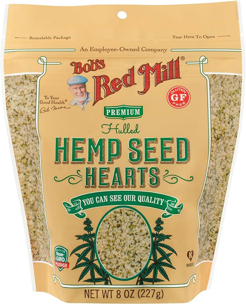 Bob's Red Mill Hemp Seed Hearts - 8 Ounce (Pack of 1), Raw and Shelled, 10g Plant Based Protein, ... | Amazon (US)