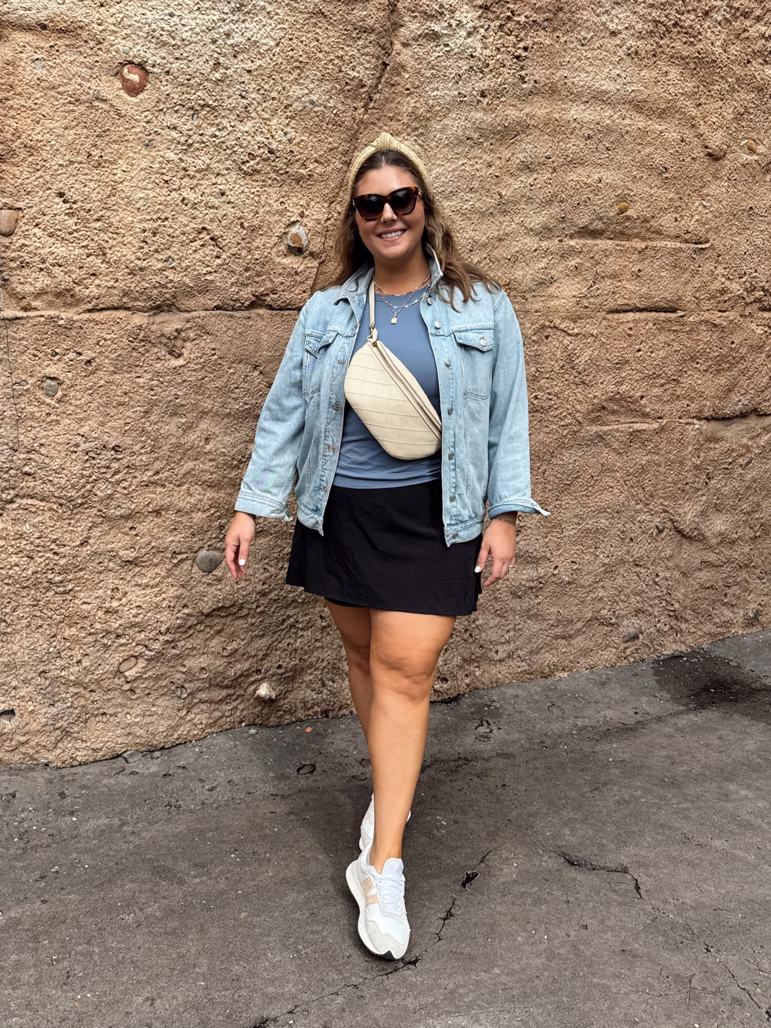 Disney outfits inspo - wearing size 1X in top & skort (14”), XL in denim jacket. Use CARALYN20 at Spanx. 

#LTKTravel #LTKMidsize #LTKStyleTip
