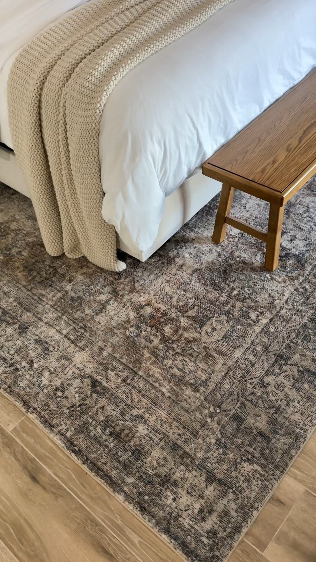 Loloi bedroom rug! Shown color SUNSET INK in 9’x12’. This size works perfectly with our king bed and large nightstands. 

This gorgeous rug is SO soft and perfect for under a bed. It anchors the room beautifully and is comfortable to walk on. 
•••
Soft rug, bedroom rug, Loloi rug, distressed rug


#LTKHome #LTKWatchNow #LTKStyleTip