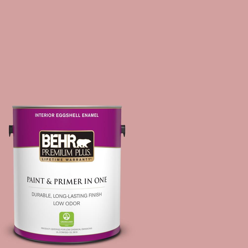BEHR PREMIUM PLUS 8 oz. #S150-3 Rose Pottery Flat Interior/Exterior Paint and Primer in One Sampl... | The Home Depot