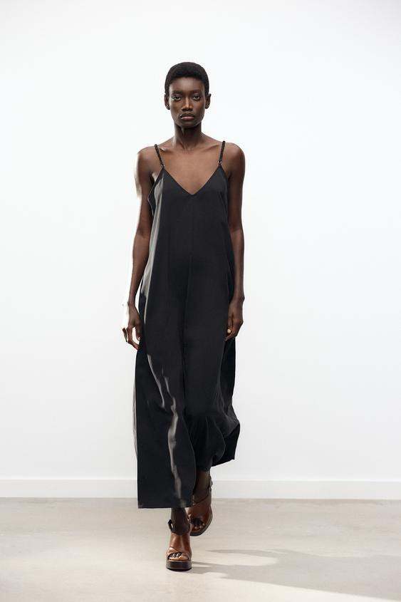 LONG STRAPPY DRESS | Zara UK