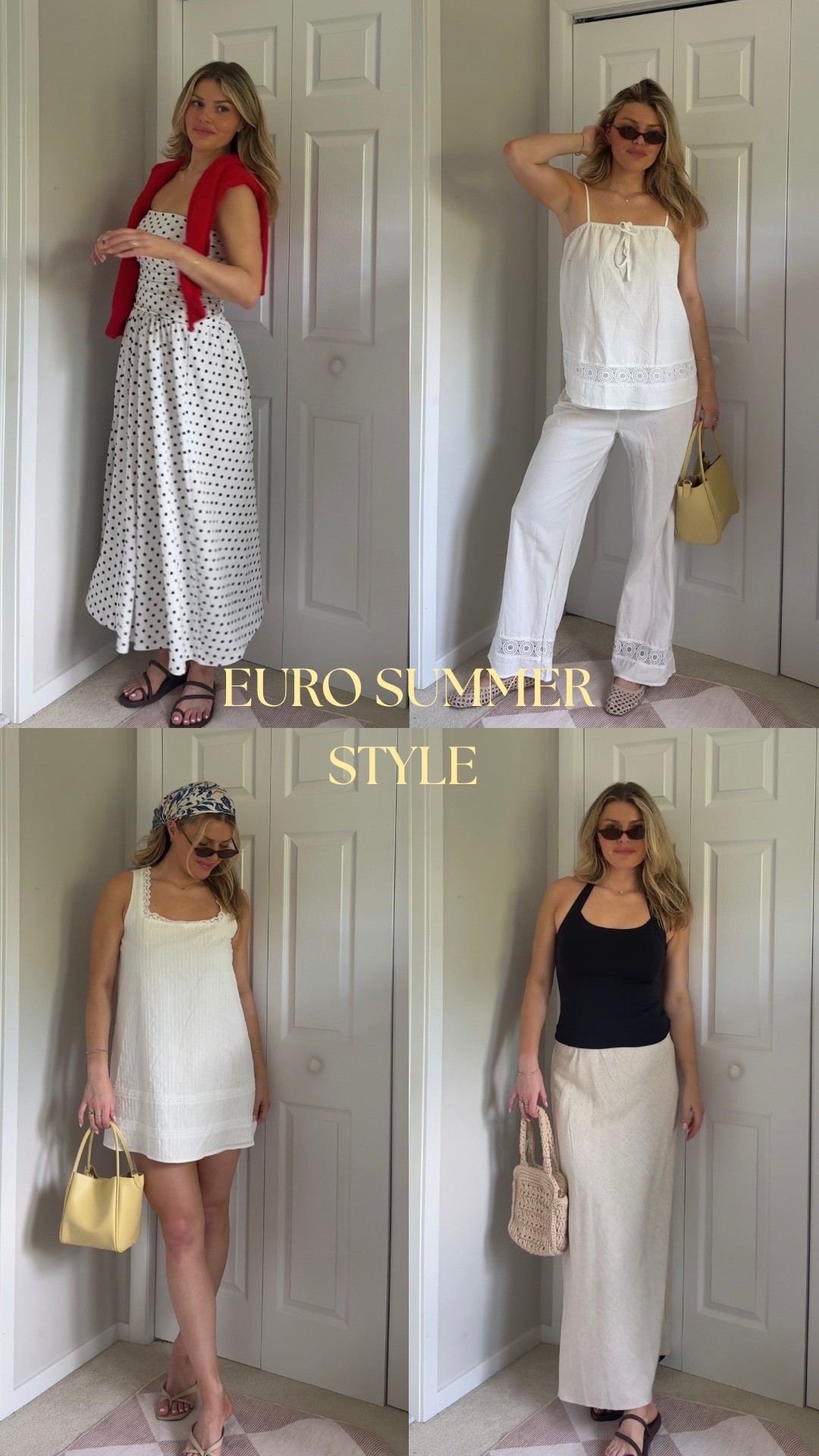 Styling euro summer pieces! #capsulewardrobe
