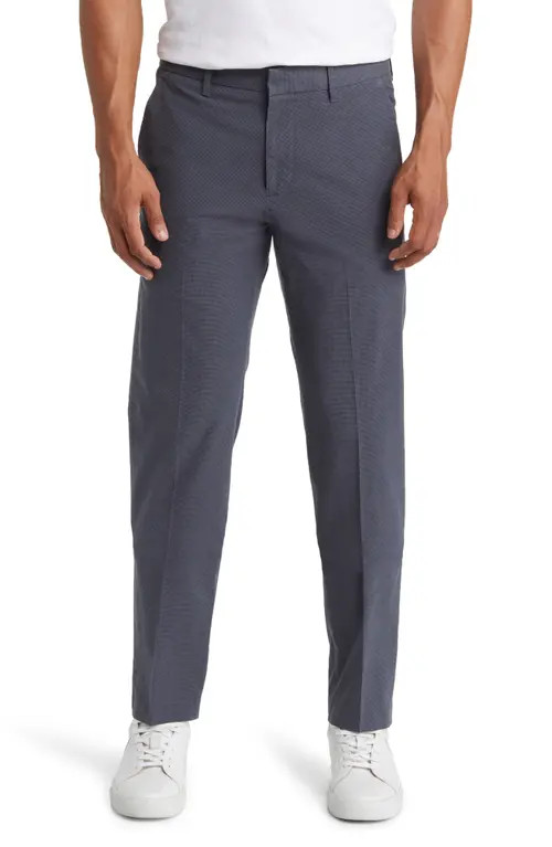 Bonobos Weekday Warrior Stretch Cotton Pants in Navy/Black Houndstooth at Nordstrom, Size 32 X 32 | Nordstrom