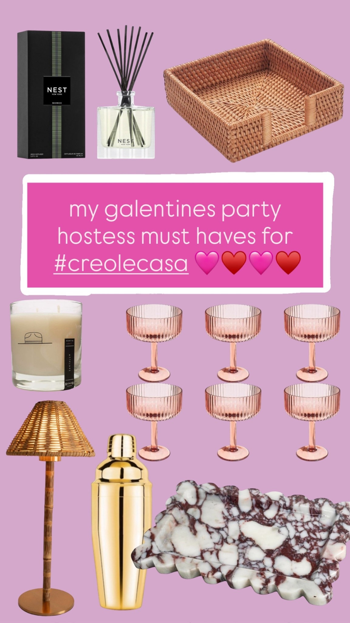 my galentines party hostess must haves from Amazon! 🩷♥️