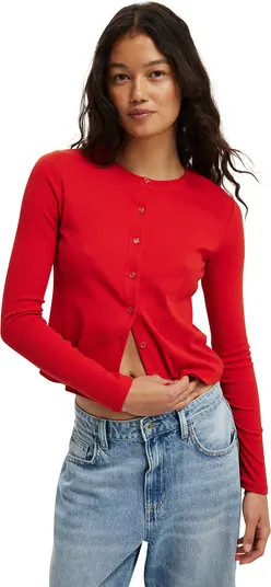 Scarlet Pointelle Cardi | Nordstrom