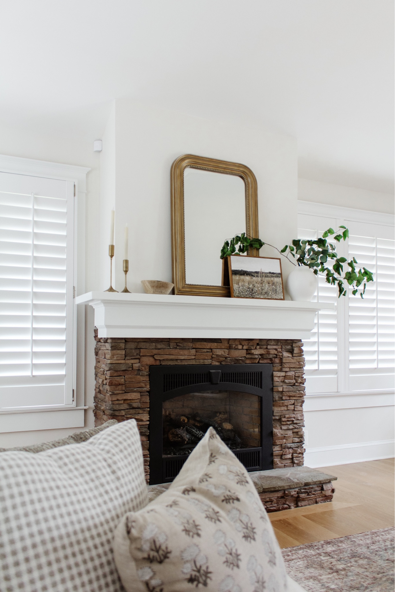 Snagged this $20 framed art months ago and completely forgot to share it with you  - mom brain, activated 🤭 On the blog, read about it and shop other items I’m loving at the moment, from home to style. 
•
Shop the rest of my home at the link in bio, too! Message me with any questions.
•
•
•

 #traditionalhome  #newhomeideas #smmakelifebeautiful #flashesofdelight #homeimprovements #mybhg #homesweethome #cozyhome #livingroominspo #traditionalhomes #flashesofdelight #lightandairy #pillowarrangement #livingroom #livingroomdecor #livingroomstyle #livingroomstyling #coffeetabledecor #coffeetablestyling white sofa, slope arm sofa, traditional sofa, loloi rug, moody living room, neutral living room, gold mirror, fireplace mantel decor, coffee table decor, spring home decor, book stand, affordable vases

#LTKsalealert #LTKhome #LTKunder50