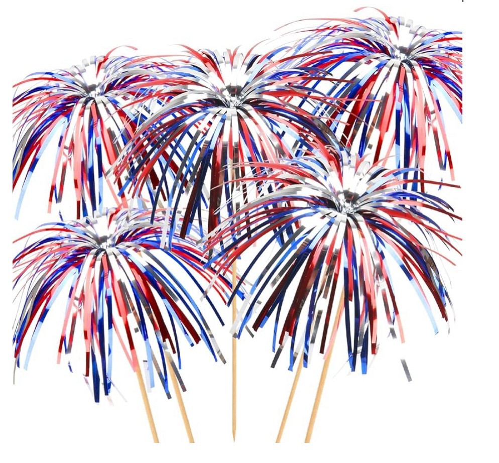 30% off 🎉

100 4th of July Cocktail Picks, 6 IN Patriotic Fireworks Toothpicks for Appetizers, Red White Blue Bamboo Skewers Sticks Cupcake Toppers for Fourth of July Party Supplies Independence Day Decorations

#LTKSaleAlert #LTKSummerEdit #LTKSeasonal