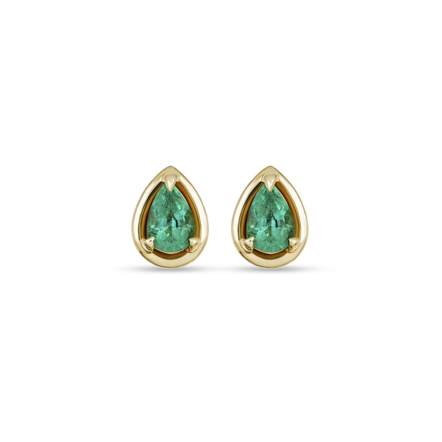 Birthstone Pear Bonbon Studs | Stone & Strand