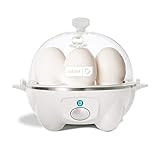 Appliances-Egg Cooker-DASH Go Rapid Egg Cooker In White-Healthy Cooking-Eggs- It boils up to six egg | Amazon (US)