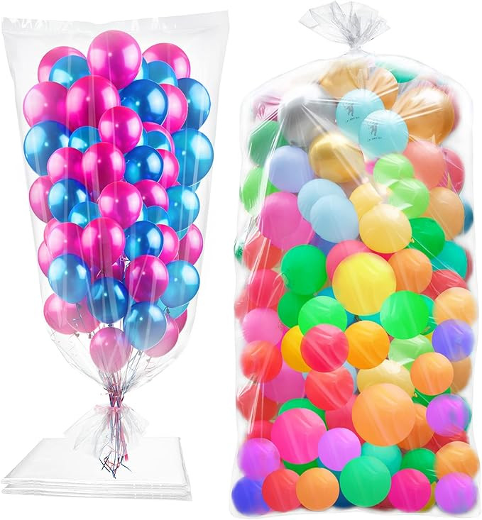 2 Pcs 98.4 x 59 Inches Large Balloon Bags for Transport, Christmas Tree Disposal and Storage Bag,... | Amazon (US)