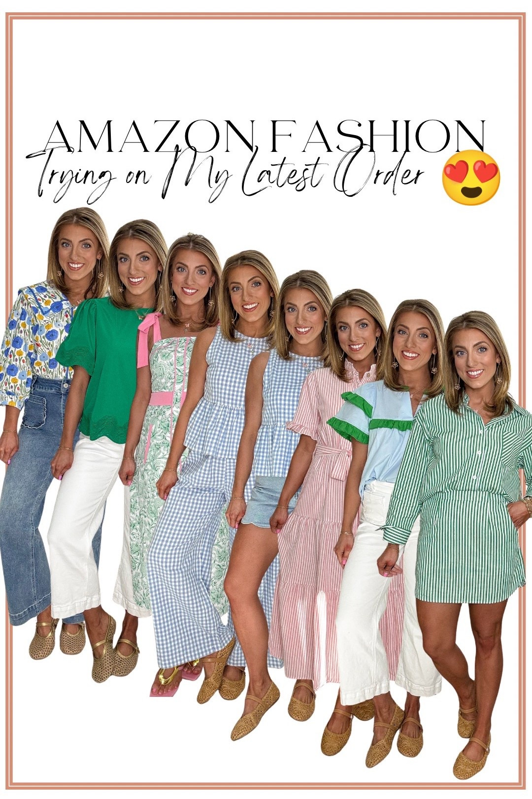 Amazon fashion trying on my latest order and WOW… this haul is GOOD 😍🙌🏼

So many of these pieces give major Anthro-inspired, Tuckernuck vibes, high-end boutique style without the boutique price tag 👏🏼 Think feminine details, gingham, stripes, scallops, florals, and the prettiest spring color palette.


Everything feels elevated, polished, and perfect for spring outfits, vacation outfits, brunch looks, church outfits, date night, or everyday mom life but make it cute 💁🏼‍♀️🌸

If you love that classic feminine, East Coast, preppy boutique aesthetic but don’t want to spend hundreds… this Amazon fashion haul is it. The quality truly surprised me on so many of these pieces!

Linked in my LTK 🛍️

#amazonfashion #amazonhaul #springfashion #springoutfits #anthroinspired #tuckernuckstyle #boutiquefashion #preppystyle #femininefashion #ginghamstyle #stripedstyle #momstyle #affordablefashion #amazonfinds #elevatedbasics

#LTKPetite #LTKSaleAlert #LTKgrwm