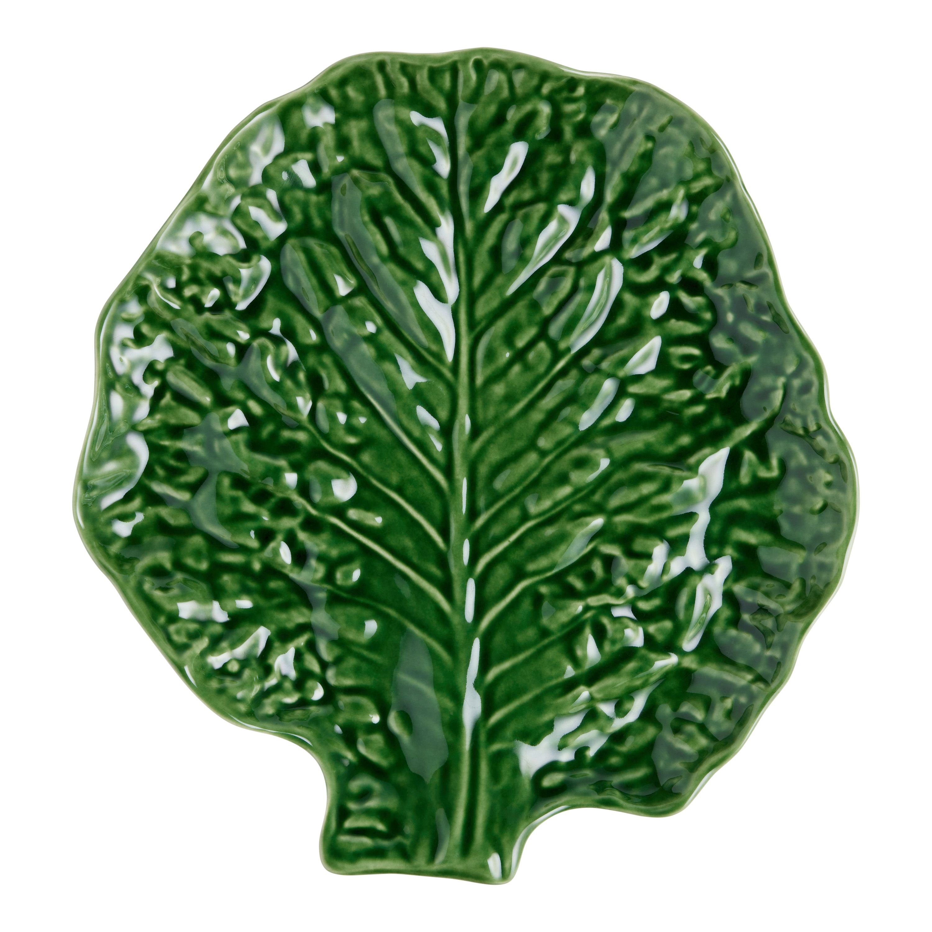 Green Cabbage Figural Serving Platter - World Market | World Market