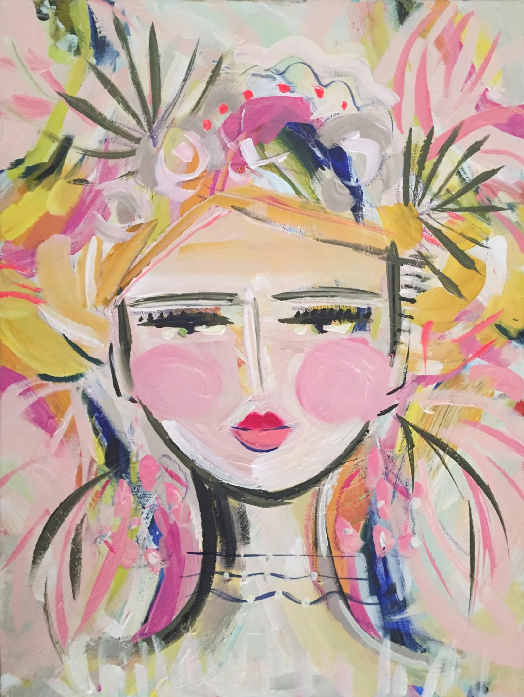 PRINT on Paper or Canvas palmetto - Etsy | Etsy (US)