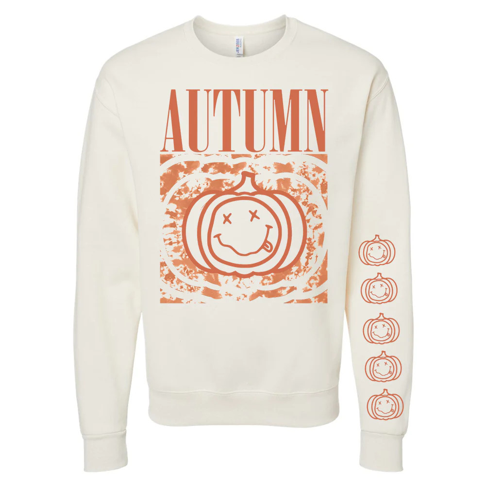 AUTUMN 'Nirvana Pumpkin' Sweatshirt | United Monograms