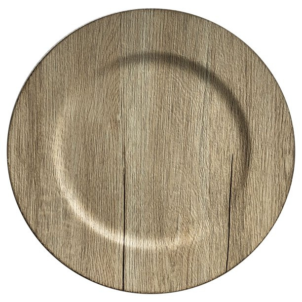 12 Pack: 13" Gray Woodgrain Charger by Ashland® - Walmart.com | Walmart (US)