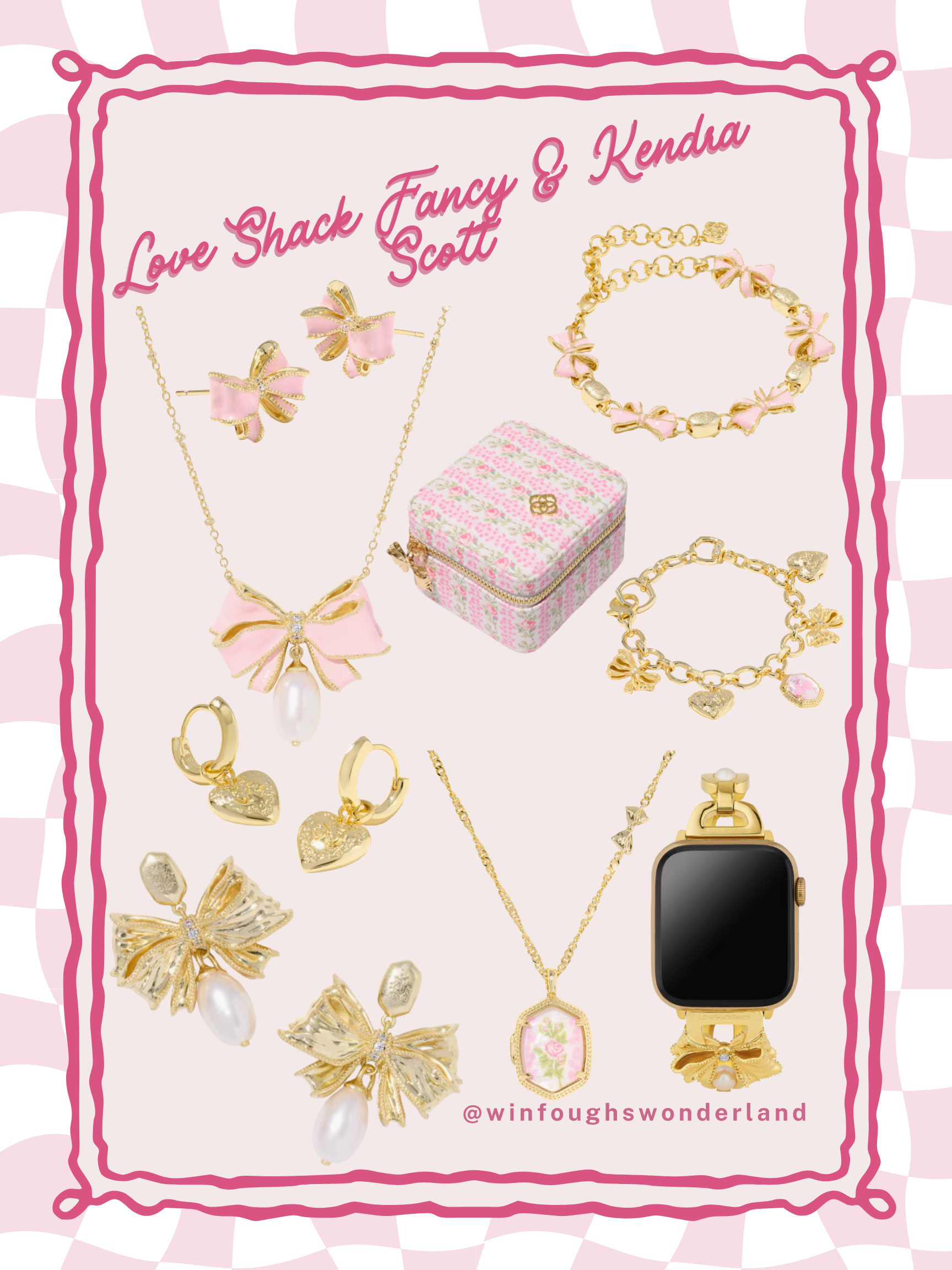 The ultimate girly girl vibes! Two of my favorite brands collab and I cannot get enough of it!! What’s your favorite piece? 
#preppy 
#jewelry 

#LTKHoliday #LTKGiftGuide #LTKStyleTip