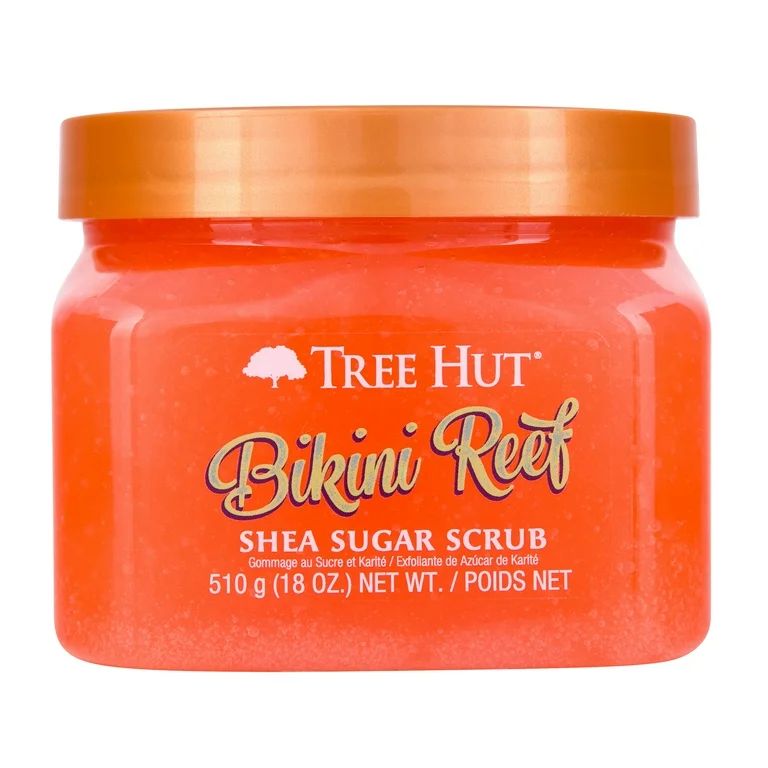 Tree Hut Bikini Reef Shea Sugar Exfoliating & Hydrating Body Scrub, 18 oz. - Walmart.com | Walmart (US)