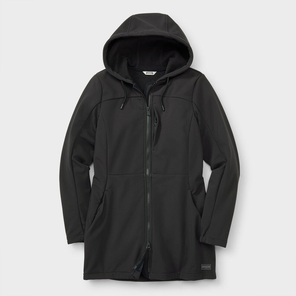 Women's Plus Nor'Wester Soft Shell Coat | Duluth Trading Co.
