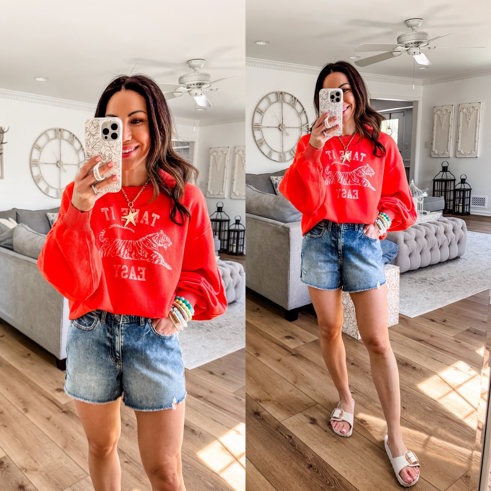 Code: TAMMY20 at Aerie thru 4/25. Small denim shorts. XS graphic sweatshirt.
@aerie 
#AeriePartner
#AerieREAL
#Aerie
#ad








#LTKxAerie #LTKPetite #LTKSaleAlert