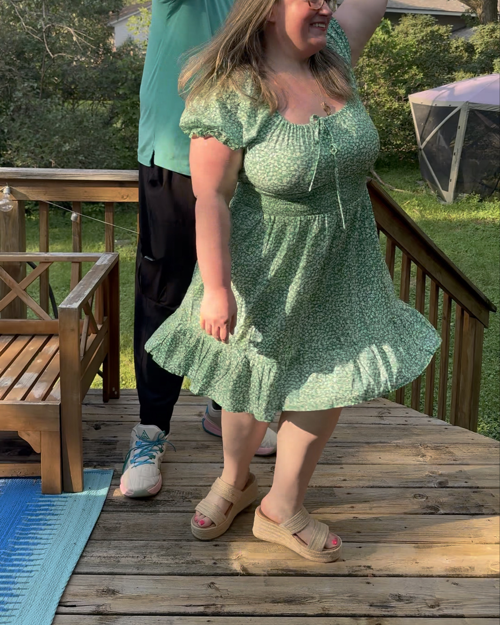 SALE ALERT! Under $30! This was such a cute summer date night look. TTS - I’m wearing a size XL  

#LTKSaleAlert #LTKFindsUnder50 #LTKMidsize