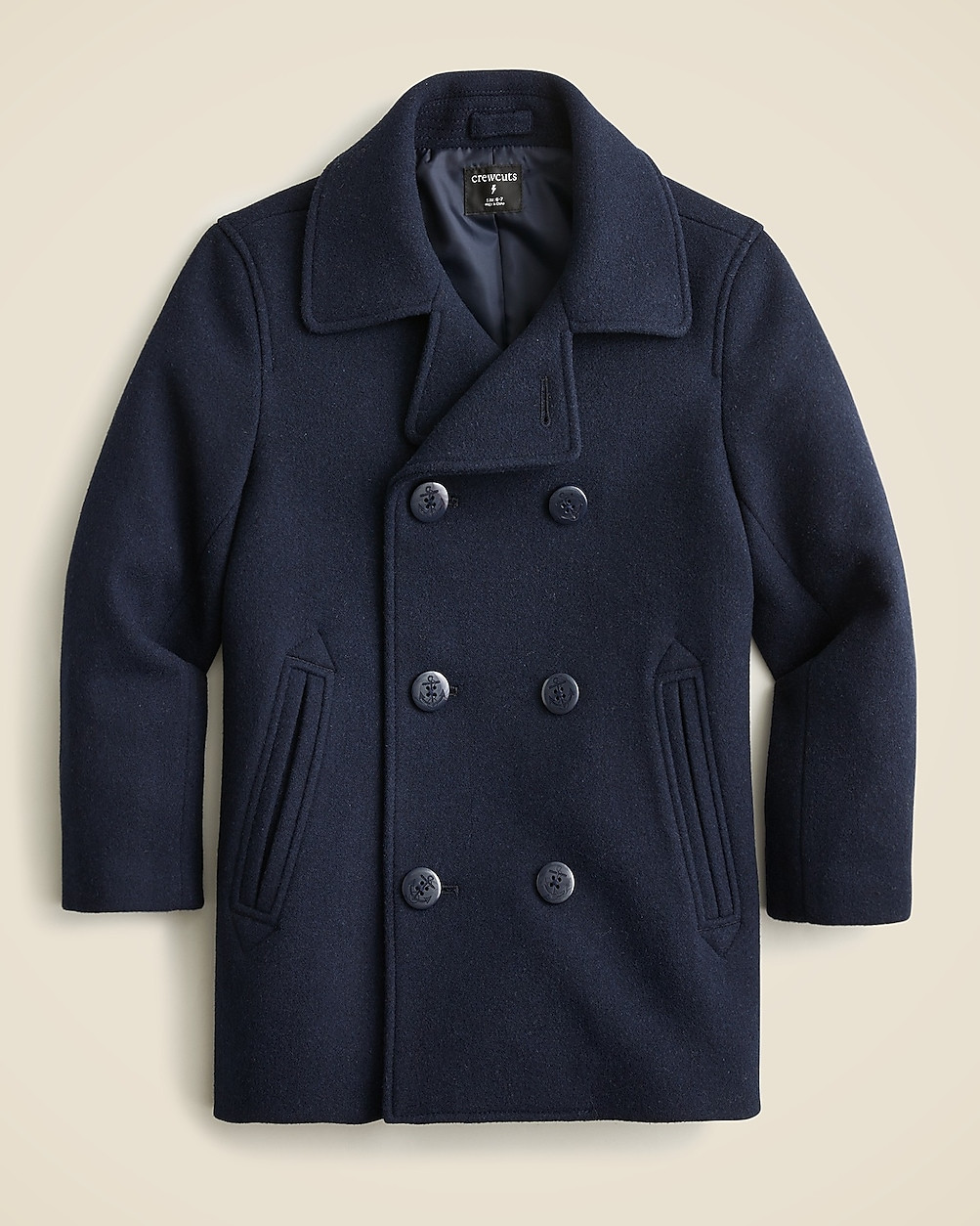 Kids' relaxed wool-blend peacoat | J. Crew US