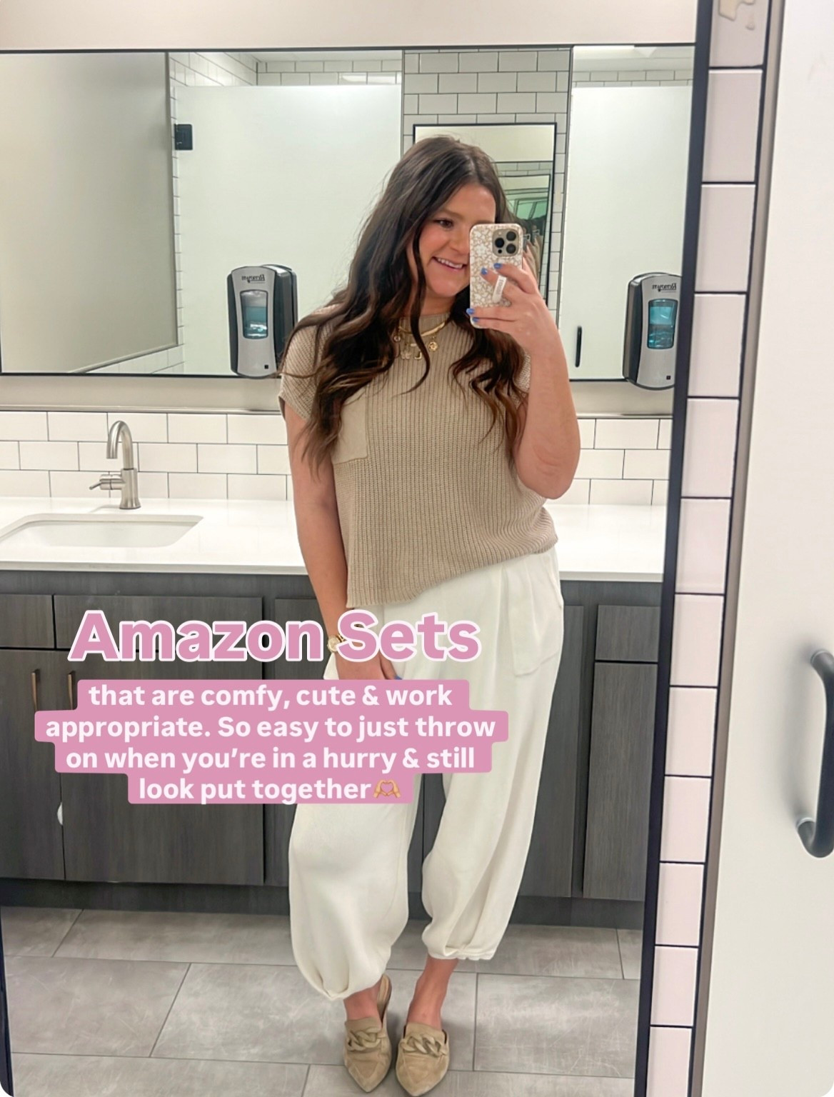 Amazon sets are a must haves for a busy mom or working mom with little time to get ready in the morning! This one is my favorite but I will link all my fave matching sets and comfy pants that double as loungewear and workwear :) I’m wearing M in this set and TTS

Matching sets / Amazon sets / work appropriate / comfy but cute / comfy but elevated / mom workwear / mom work outfits / comfy mom / comfy mom outfits / comfy workwear / comfy pants / flowy pants / trendy pants / Amazon sets / loungewear / easy outfits / on the go outfits 

#LTKootd #LTKmomlife #LTKWorkwear
