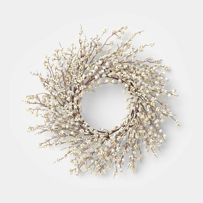 White Berry Christmas Wreath - Threshold™ | Target
