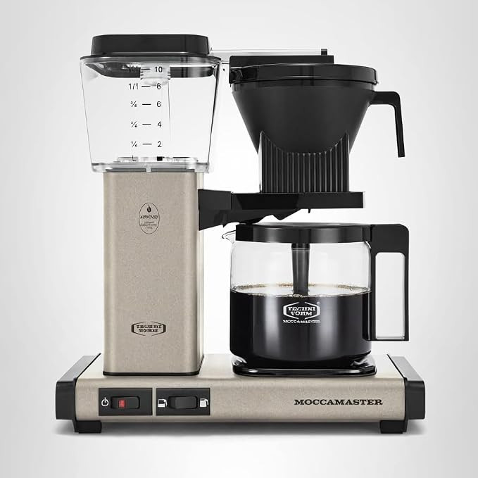 Technivorm Moccamaster 53633 KBGV Select 10-Cup Coffee Maker,Sandstone, 40 ounce, 1.25L | Amazon (US)