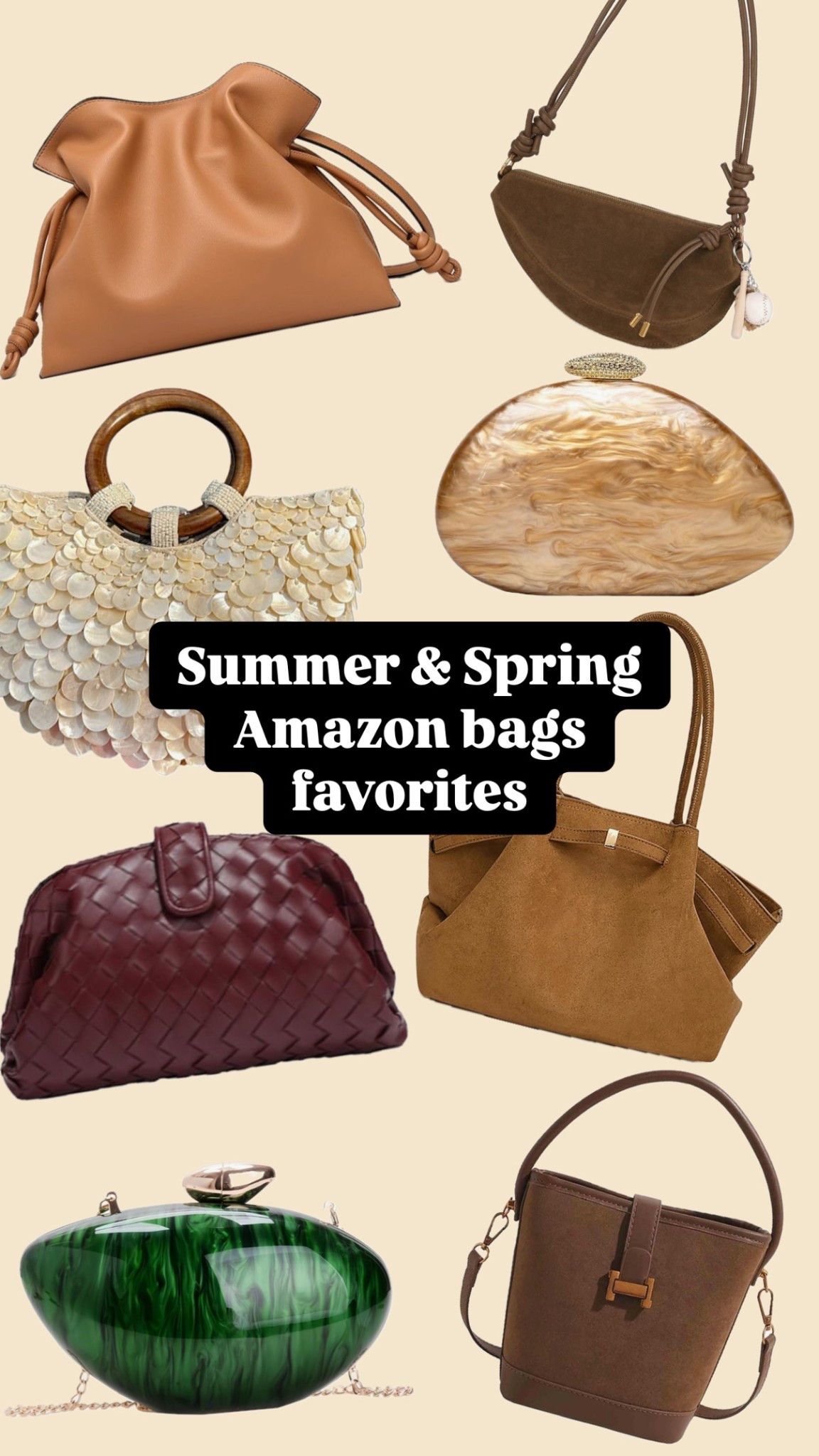 Summer bags spring bags colors nudes trending dupes 

#LTKWatchNow #LTKOver40 #LTKItBag