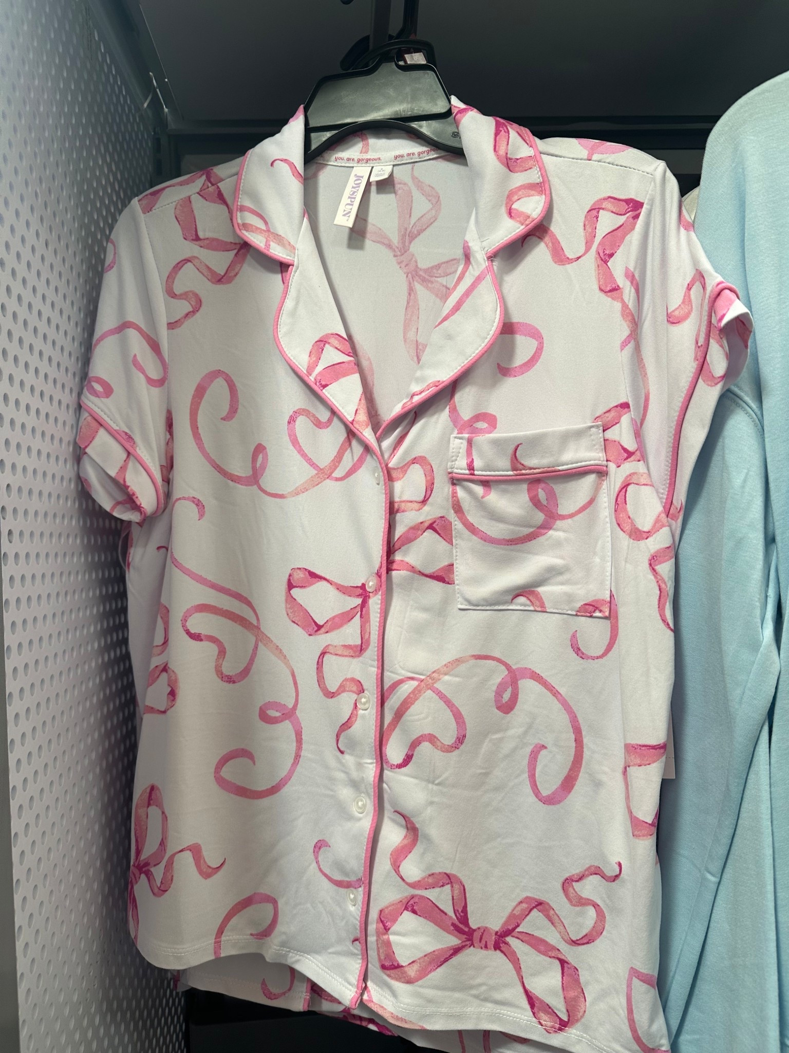 Bow pajamas 🎀

soft pajamas for women, ribbon, bow, button up pajamas set

#LTKmorningroutine #LTKgrwm #LTKSaleAlert