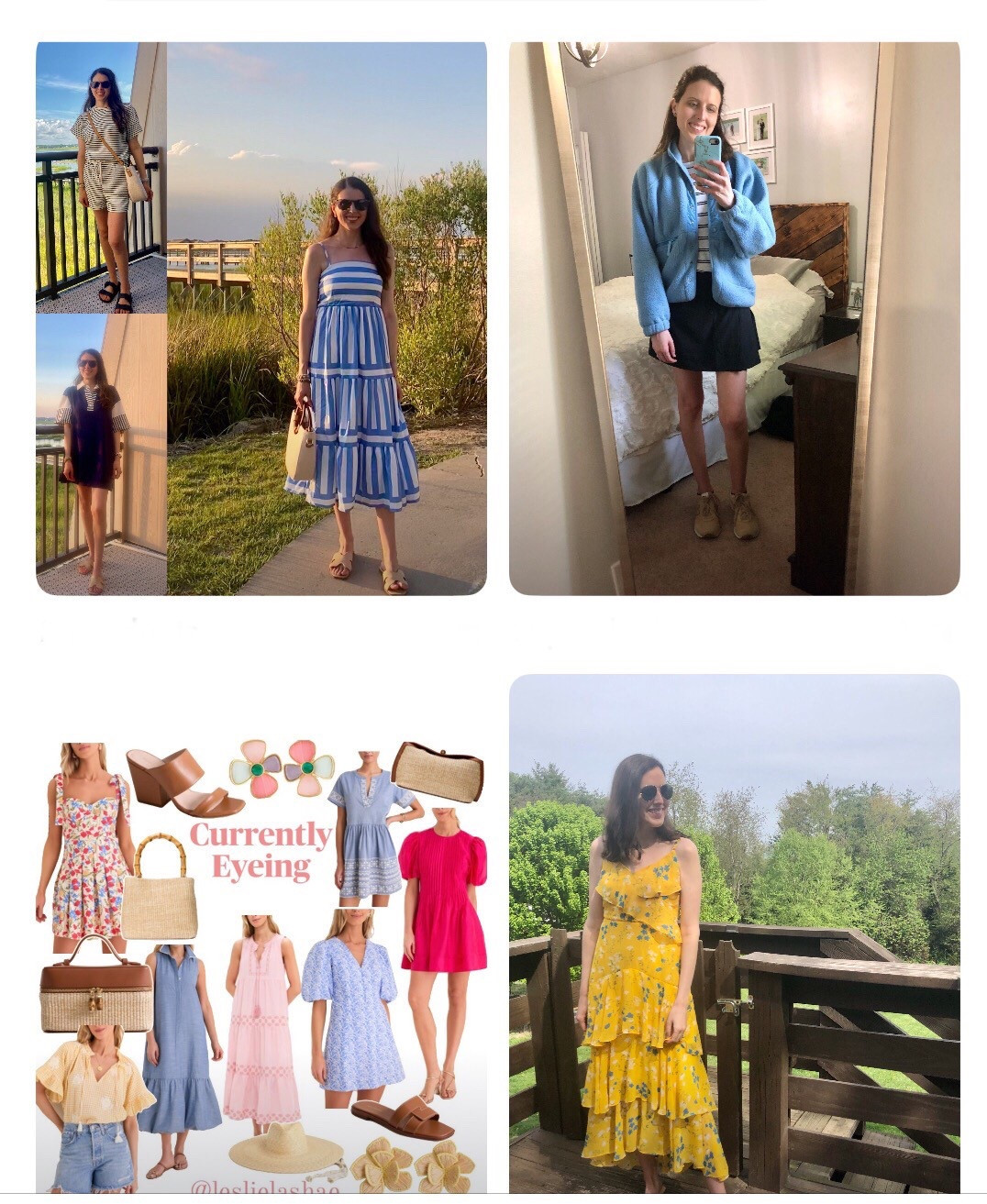 Spring outfits 2026 🌸

Yellow dress blue and white stripe dress, fleece jacket and skirt amazon vacation outfits 

Currently eyeing from @Tuckernuck 

Easter dress, spring break outfits, beach vacation outfits, spring outfits 2026, spring dresses, date night outfits, summer dress, eyelet, floral dress, raffia, floral earrrings, straw hat, slide sandals


#LTKgrwm #LTKootd #LTKSeasonal