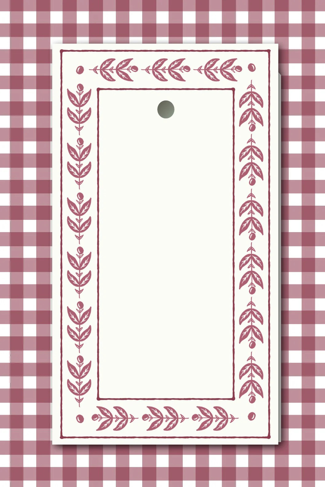 Red Francis Tags - Set of 10 | JSH Home Essentials