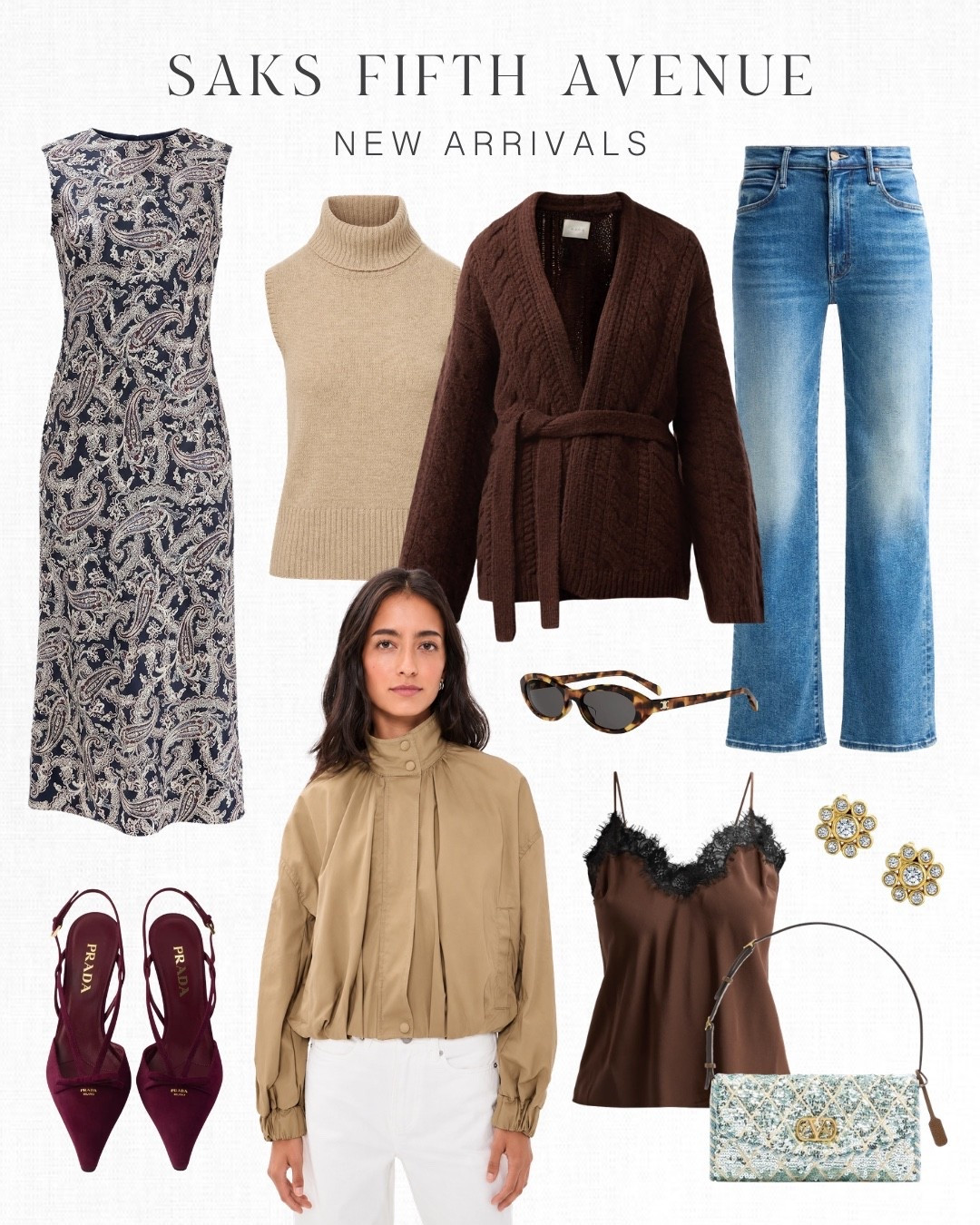 New arrivals I’m loving from @saksfifthavenue for fall!! These are pieces I’ve recently purchased or have in my cart right now 🤍

@saks #sakspartner