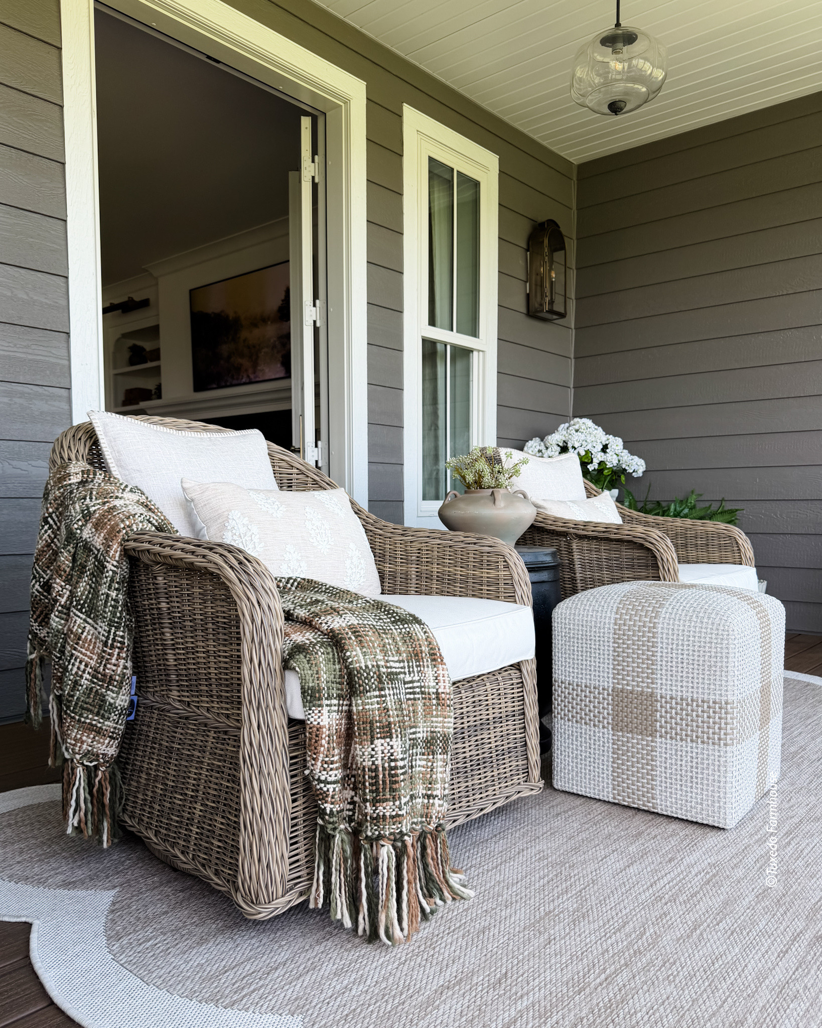 Fall on my screen porch is all about cozy layers, warm textures and those rich seasonal colors I can never resist. 🍂 A few pretty pillows, soft throws and touches of autumn decor make this one of my favorite spots to enjoy the season. 🤎#FallPorch #ScreenedPorch #FallDecor #CozyHome #AutumnStyle #PorchDecor

#LTKHome #LTKSeasonal #LTKSeasonal #LTKHome #LTKSaleAlert