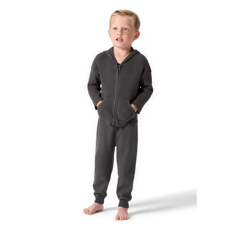 Modern Moments by Gerber Toddler Neutral Unisex Sweater Knit Outfit Set, 2-Piece, Sizes 12M-5T | Walmart (US)