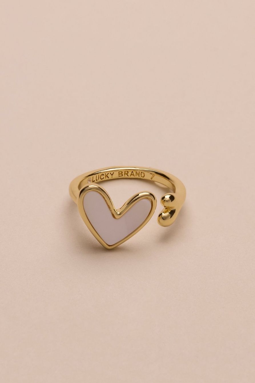 SWEET PEARL HEART RING | Lucky Brand