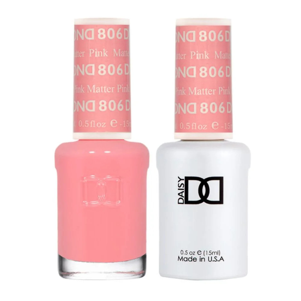 Pink Matter #806 & Matching Polish Set - DND Gel & Lacquer | Walmart (US)