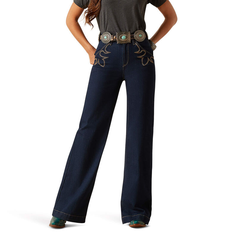 Ultra High Rise Western Wide Jean | Ariat (US)