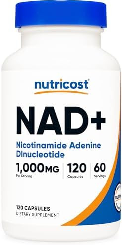 Nutricost NAD+ Supplement 1,000mg per Serving,120 Capsules (Nicotinamide Adenine Dinucleotide) - ... | Amazon (US)