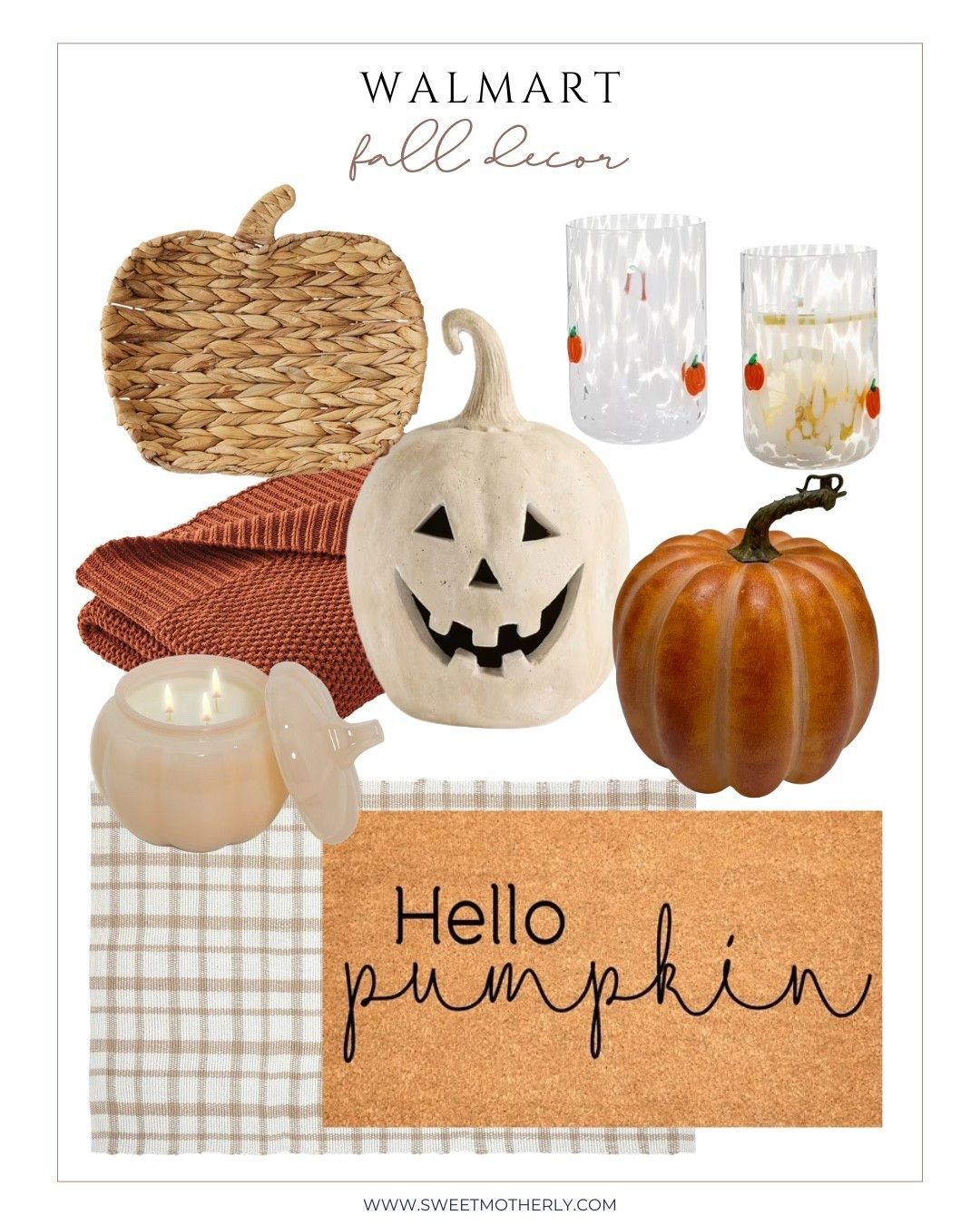Classic orange and cream home decor for fall. I love that the faux pumpkins last all season!

#LTKHome #LTKFindsUnder100 #LTKSeasonal
