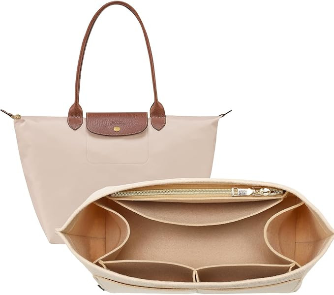 OPPOSHE Purse Organizer Insert for Longchamp Le Pliage, Premium Felt Long Champ Bag Handbag Women... | Amazon (US)