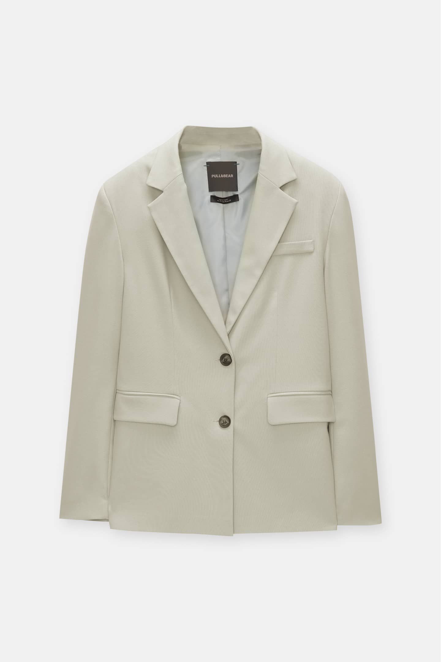 Double-breasted blazer with flap pockets - pull&bear | PULL and BEAR UK