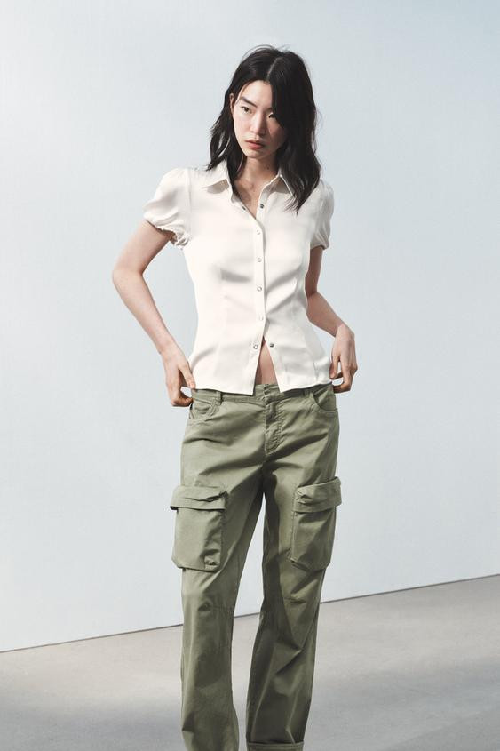 SATIN EFFECT SHIRT | Zara US