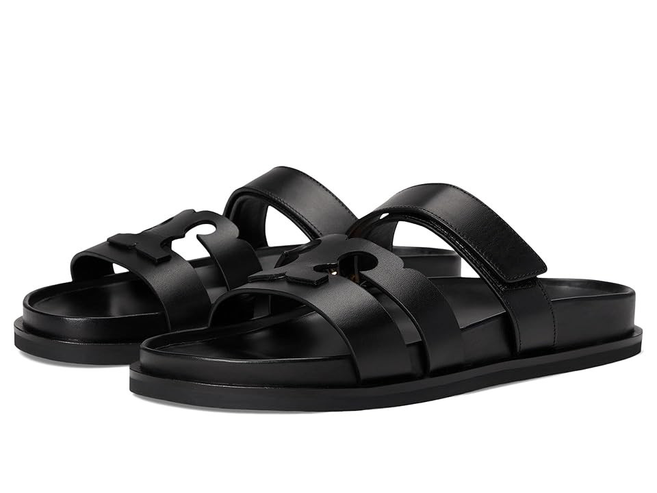 Tory Burch Ines Sport Slide Women's Sandals Perfect Black : 9.5 M, Suede | Zappos