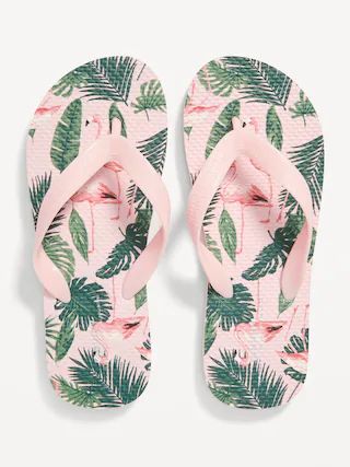 Printed Flip-Flop Sandals for Girls (Partially Plant-Based) | Old Navy (US)
